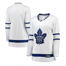 Women CUSTOM Toronto Maple Leafs White Away Primegreen Authentic Jersey