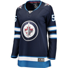 Women CUSTOM Winnipeg Jets Navy Home Primegreen Authentic Jersey