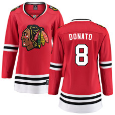 Women Chicago Blackhawks Donato,Ryan - 8 Red Home Primegreen Replica Jersey