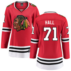 Women Chicago Blackhawks Hall,Taylor - 71 Red Home Primegreen Replica Jersey