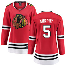 Women Chicago Blackhawks Murphy,Connor - 5 Red Home Primegreen Replica Jersey