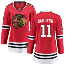 Women Chicago Blackhawks Raddysh,Taylor - 11 Red Home Primegreen Replica Jersey