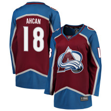 Women Colorado Avalanche Ahcan-Jack - 18 Maroon Home Breakaway Authentic Jersey