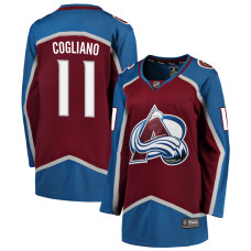 Women Colorado Avalanche Cogliano-Andrew - 11 Maroon Home Breakaway Authentic Jersey