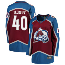 Women Colorado Avalanche Georgiev-Alexandar - 40 Maroon Home Breakaway Authentic Jersey