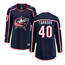 Women Columbus Blue Jackets Tarasov,Daniil - 40 Branded Navy Breakaway Home Replica Jersey