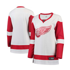 Women Detroit Red Wings Rasmussen,Michael - 27 White Away Breakaway Authentic Jersey