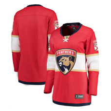 Women Florida Panthers Asplund,Rasmus - 74 Red Home Breakaway Authentic Jersey with 2024 Stanley Cup Champions patch