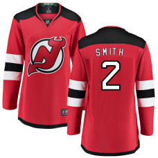 Women New Jersey Devils Smith,Brendan - 2 Red Home Breakaway Replica Jersey