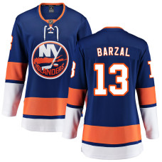 Women New York Islanders Barzal,Mathew - 13 Royal Home Primegreen Replica Jersey