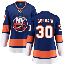 Women New York Islanders Sorokin,Ilya - 30 Royal Home Primegreen Authentic Jersey