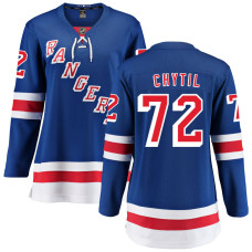 Women New York Rangers Chytil,Filip - 72 Blue Home Breakaway Authentic Jersey