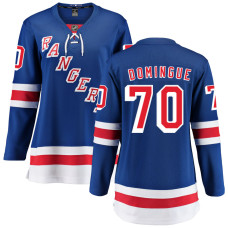 Women New York Rangers Domingue,Louis - 70 Blue Home Breakaway Authentic Jersey