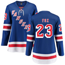 Women New York Rangers Fox,Adam - 23 Blue Home Breakaway Authentic Jersey