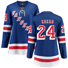 Women New York Rangers Kakko,Kaapo - 24 Blue Home Breakaway Authentic Jersey