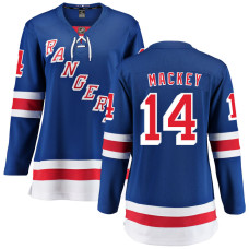 Women New York Rangers Mackey,Connor - 14 Blue Home Breakaway Authentic Jersey