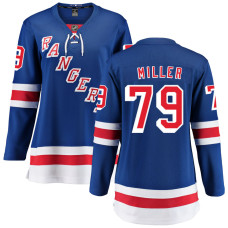 Women New York Rangers Miller,K'Andre - 79 Blue Home Breakaway Authentic Jersey