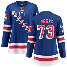 Women New York Rangers Rempe,Matt - 73 Blue Home Breakaway Authentic Jersey