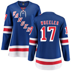 Women New York Rangers Wheeler,Blake - 17 Blue Home Breakaway Authentic Jersey