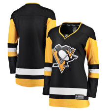 Women Pittsburgh Penguins Harkins,Jansen - 43 Black Home Breakaway Replica Jersey