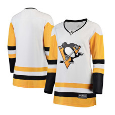 Women Pittsburgh Penguins Letang,Kris - 58 White Away Breakaway Authentic Jersey