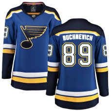 Women St. Louis Blues Buchnevich,Pavel - 89 Blue Home Breakaway Replica Jersey