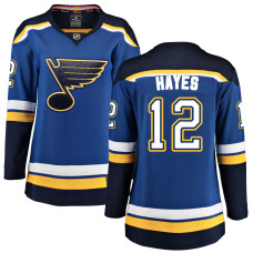 Women St. Louis Blues Hayes,Kevin - 12 Blue Home Breakaway Replica Jersey