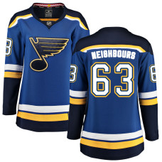 Women St. Louis Blues Neighbours,Jake - 63 Blue Home Breakaway Authentic Jersey