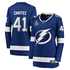 Women Tampa Bay Lightning Chaffee,Mitchell - 41 Blue Home Breakaway Authentic Jersey