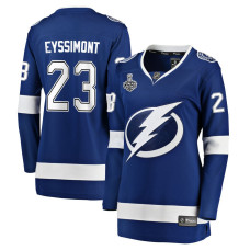 Women Tampa Bay Lightning Eyssimont,Michael - 23 Blue Home Breakaway Authentic Jersey