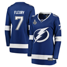 Women Tampa Bay Lightning Fleury,Haydn - 7 Blue Home Breakaway Authentic Jersey