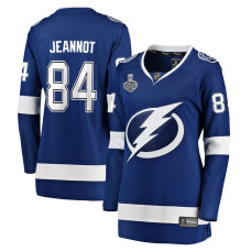 Women Tampa Bay Lightning Jeannot,Tanner - 84 Blue Home Breakaway Authentic Jersey