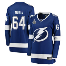 Women Tampa Bay Lightning Motte,Tyler - 64 Blue Home Breakaway Authentic Jersey