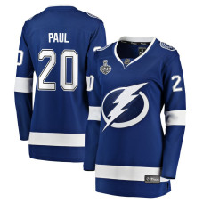 Women Tampa Bay Lightning Paul,Nicholas - 20 Blue Home Breakaway Authentic Jersey