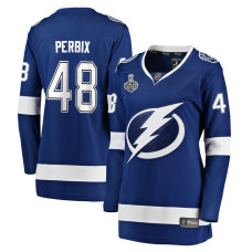 Women Tampa Bay Lightning Perbix,Nick - 48 Blue Home Breakaway Authentic Jersey