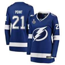 Women Tampa Bay Lightning Point,Brayden - 21 Blue Home Breakaway Authentic Jersey