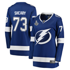 Women Tampa Bay Lightning Sheary,Conor - 73 Blue Home Breakaway Authentic Jersey