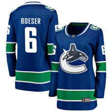 Women Vancouver Canucks Boeser,Brock - 6 Royal Home Primegreen Replica Jersey