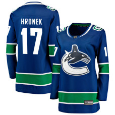 Women Vancouver Canucks Hronek,Filip - 17 Royal Home Primegreen Replica Jersey