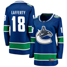 Women Vancouver Canucks Lafferty,Sam - 18 Royal Home Primegreen Replica Jersey