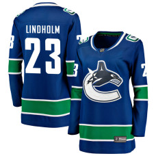 Women Vancouver Canucks Lindholm,Elias - 23 Royal Home Primegreen Replica Jersey