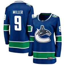 Women Vancouver Canucks Miller,J.T. - 9 Royal Home Primegreen Replica Jersey