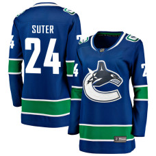 Women Vancouver Canucks Suter,Pius - 24s Royal Home Primegreen Replica Jersey