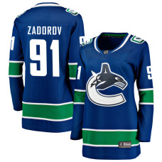 Women Vancouver Canucks Zadorov,Nikita - 91 Royal Home Primegreen Replica Jersey