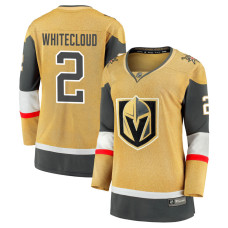 Women Vegas Golden Knights Whitecloud,Zach - 2 Yellow Home Breakaway Authentic Jersey