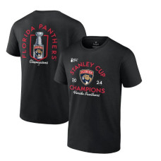 Men's Florida Panthers Fanatics Black 2024 Stanley Cup Champions Lord Stanley T-Shirt