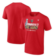 Men's Florida Panthers Fanatics Red 2024 Stanley Cup Champions Celebration T-Shirt