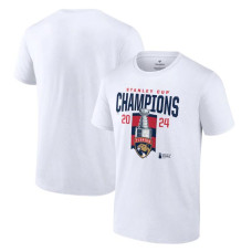 Men's Florida Panthers Fanatics White 2024 Stanley Cup Champions T-Shirt