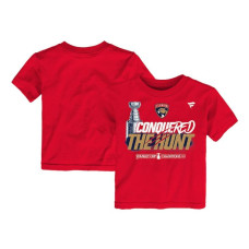 Toddler Florida Panthers Fanatics Red 2024 Stanley Cup Champions Parade Celebration T-Shirt