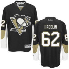 Carl Hagelin #62 Pittsburgh Penguins Black Premier Home Jersey